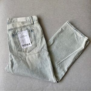 Pistola Cassie straight leg jean, light wash